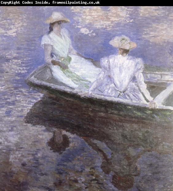 Claude Monet Young Girls in a boat